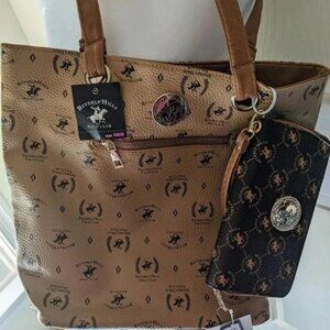 Beverly Hills Polo Club Shoulder Bag and Wristlet NWT